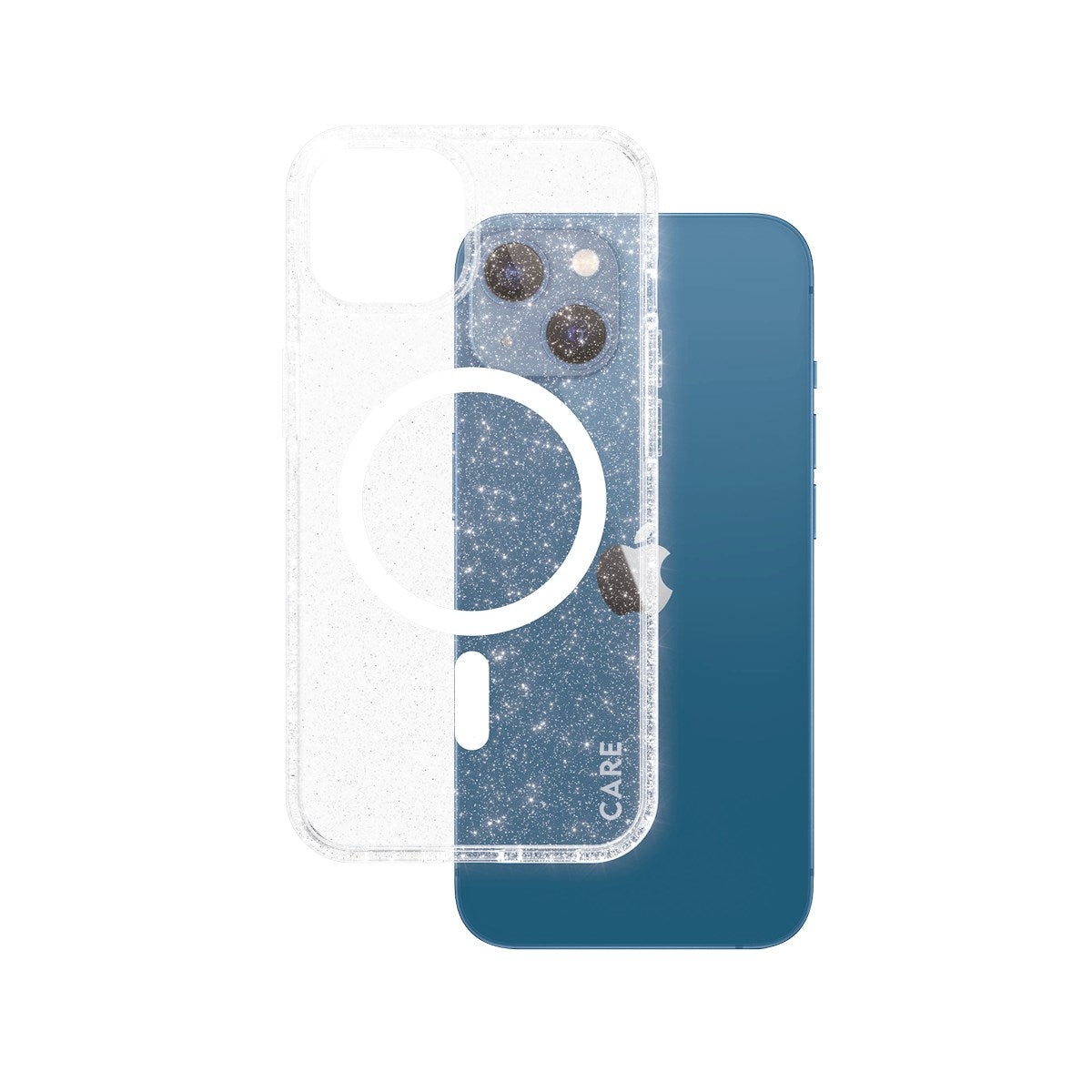 CARE by PanzerGlass® Flagship Case Urban Combat Star Lit m. Weiß MagSafe iPhone 14 | 13